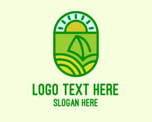 Natural Sustainable Plant logo