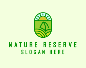 Natural Sustainable Plant logo design