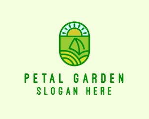 Natural Sustainable Plant logo design