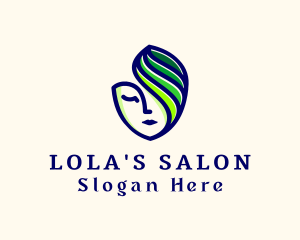 Woman Hair Salon  logo design