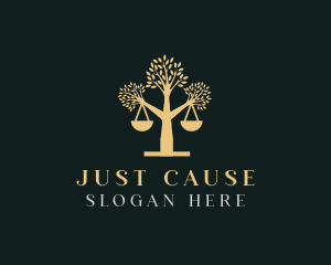 Justice Scale Tree logo