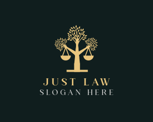 Justice Scale Tree logo