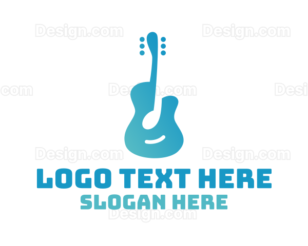 Blue Guitar Note Logo