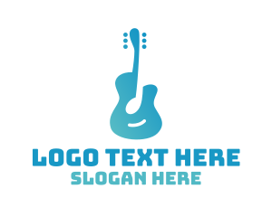 Blue Guitar Note logo