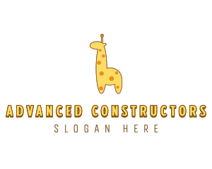 Cute Giraffe Toy logo design