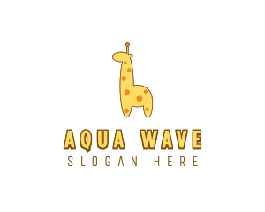 Cute Giraffe Toy logo design