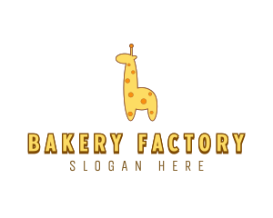 Cute Giraffe Toy logo design