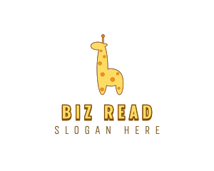 Cute Giraffe Toy logo design