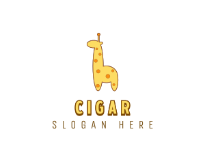 Cute Giraffe Toy logo design