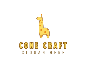 Cute Giraffe Toy logo design