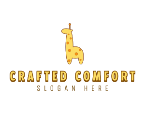 Cute Giraffe Toy logo design