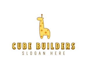 Cute Giraffe Toy logo design