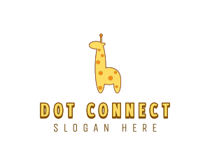 Cute Giraffe Toy logo design