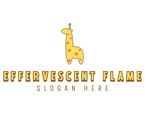 Cute Giraffe Toy logo design