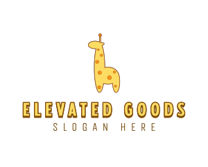 Cute Giraffe Toy logo design