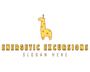 Cute Giraffe Toy logo design