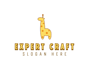 Cute Giraffe Toy logo design