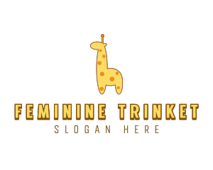 Cute Giraffe Toy logo design