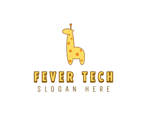 Cute Giraffe Toy logo design