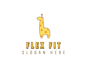 Cute Giraffe Toy logo design