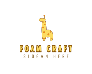 Cute Giraffe Toy logo design