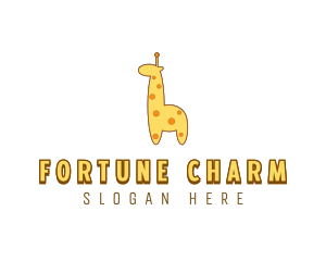 Cute Giraffe Toy logo design