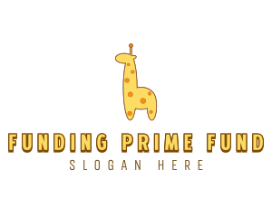 Cute Giraffe Toy logo design