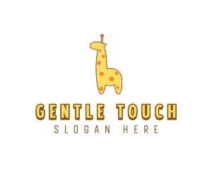 Cute Giraffe Toy logo design