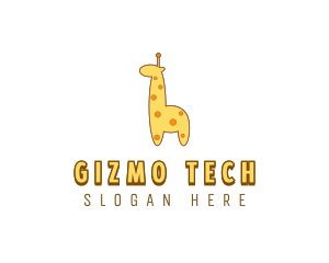 Cute Giraffe Toy logo design