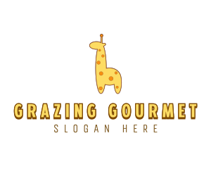 Cute Giraffe Toy logo design