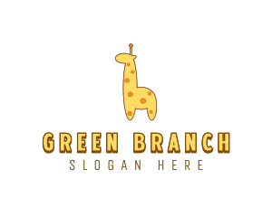 Cute Giraffe Toy logo design