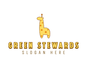 Cute Giraffe Toy logo design