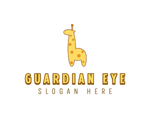 Cute Giraffe Toy logo design