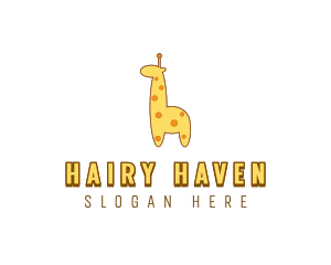 Cute Giraffe Toy logo design