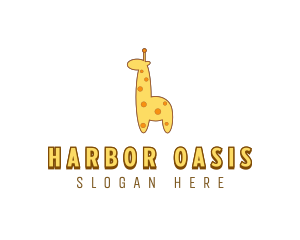 Cute Giraffe Toy logo design