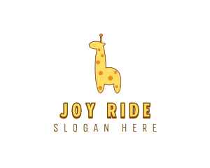 Cute Giraffe Toy logo design