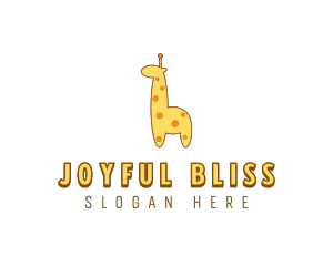 Cute Giraffe Toy logo design