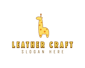 Cute Giraffe Toy logo design