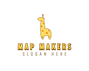 Cute Giraffe Toy logo design