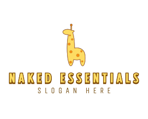 Cute Giraffe Toy logo design