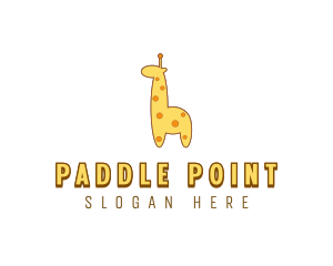 Cute Giraffe Toy logo design