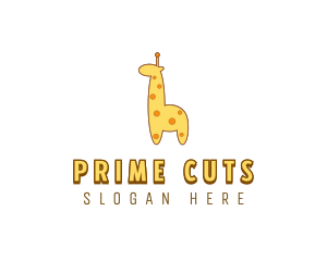 Cute Giraffe Toy logo design