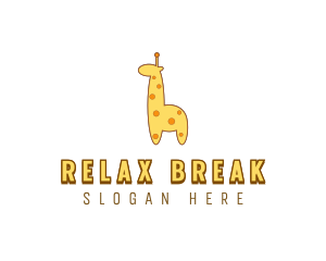 Cute Giraffe Toy logo design