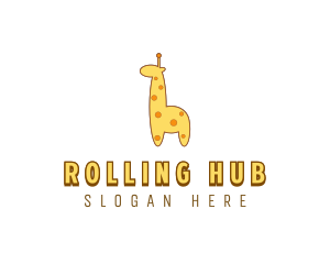 Cute Giraffe Toy logo design