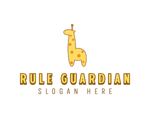 Cute Giraffe Toy logo design