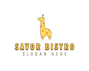 Cute Giraffe Toy logo design