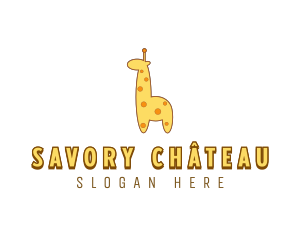 Cute Giraffe Toy logo design