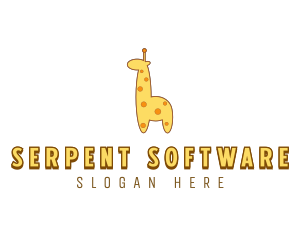 Cute Giraffe Toy logo design