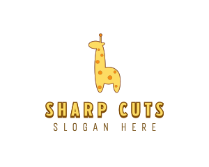 Cute Giraffe Toy logo design