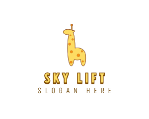 Cute Giraffe Toy logo design